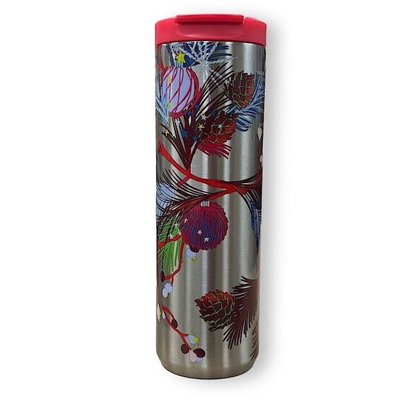 Starbucks Vacuum Insulated Christmas Pinecone 16oz Tumbler NWT - Picture 2 of 8